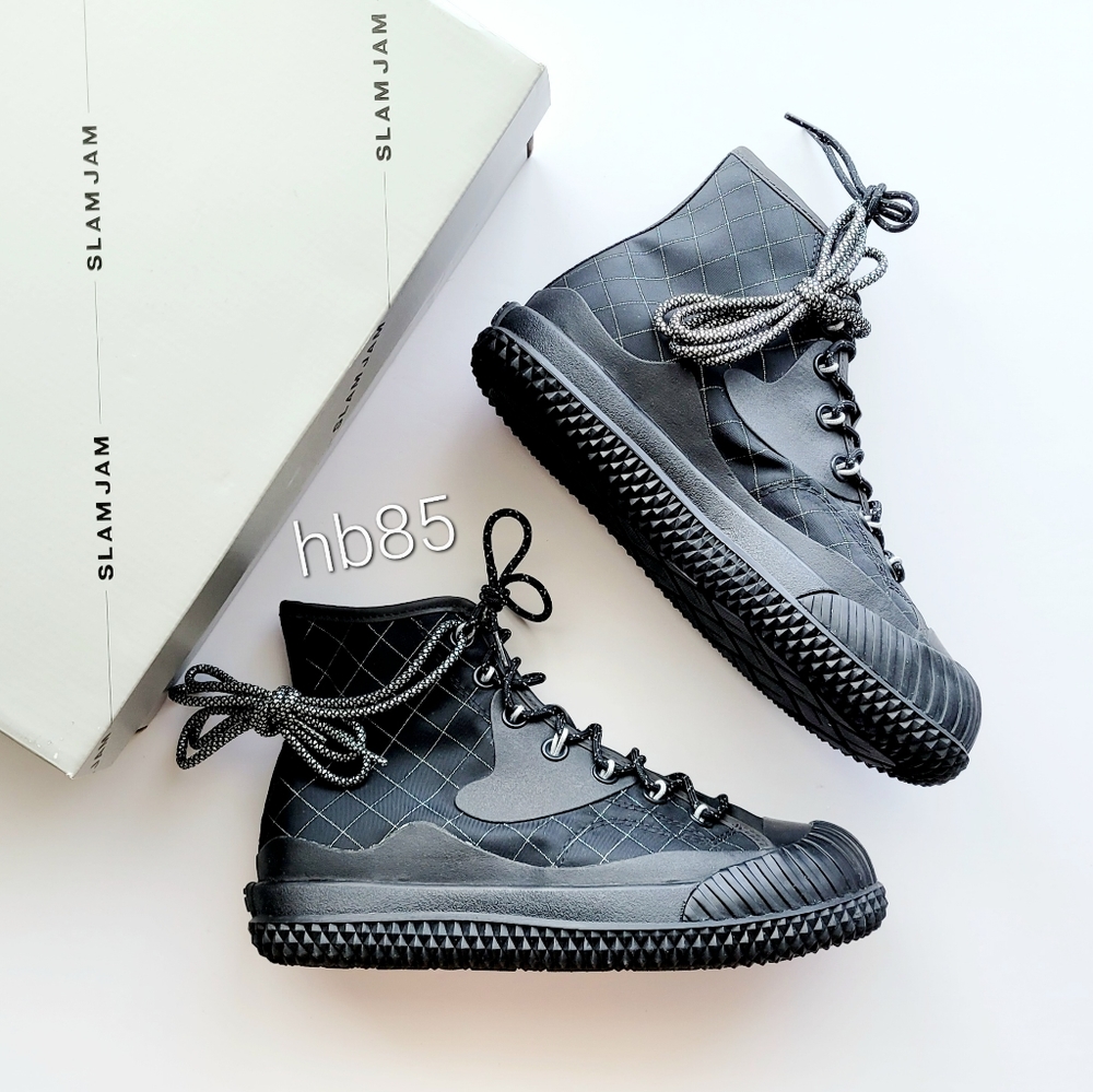 Converse x Slam Jam Bosey MC Hi Black Silver Women's 6.5